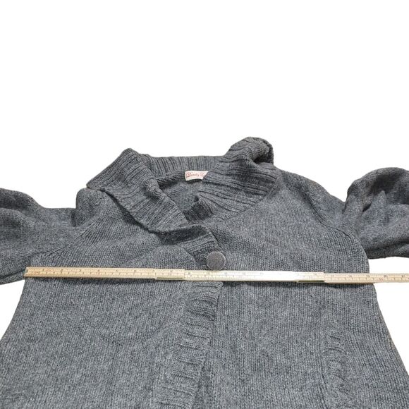 Dorothy Lee Women’s Sweater Wool Cashmere Grey Cardigan Pockets Size M - Picture 9 of 12